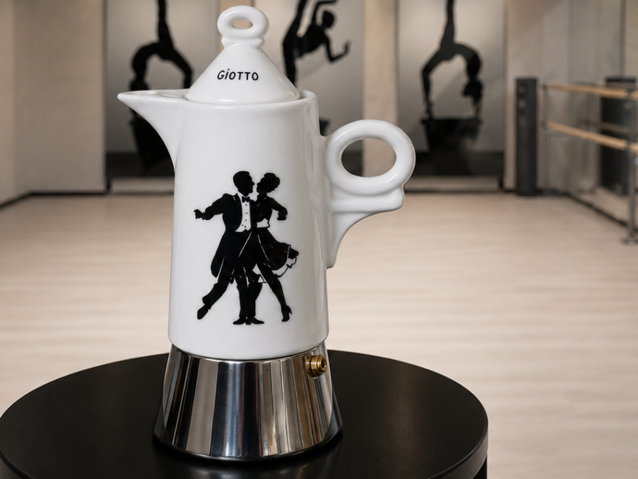 Кофеварка гейзерная на 2 порции, деколь Ritmo Espresso