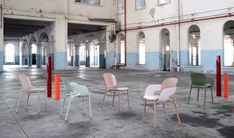 Стул пластиковый Scab Design Hug Go Green тортора