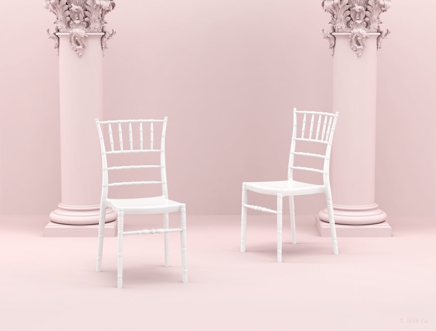 Стул пластиковый Siesta Contract Chiavari белый