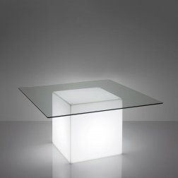 Стол пластиковый светящийся Square Lighting