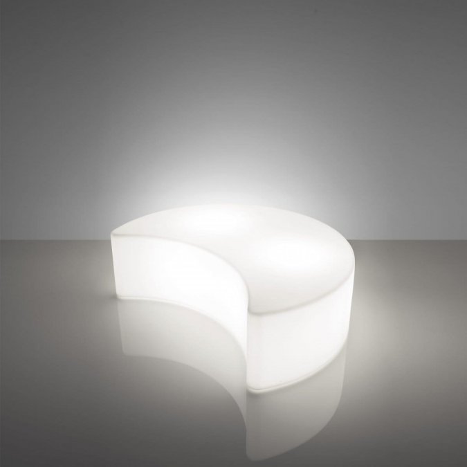 Пуф пластиковый светящийся Mone Lighting IN
