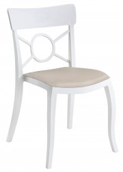 Стул пластиковый с обивкой PAPATYA Opera-S Soft