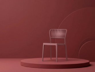 Стул пластиковый Siesta Contract Portofino марсала