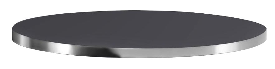 Столешница круглая Laminate Chromed Edge