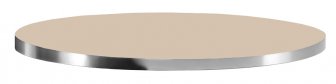 Столешница круглая Laminate Chromed Edge