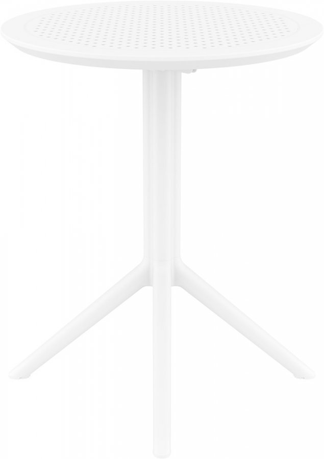 Стол пластиковый складной Sky Folding Table 60, белый, 600х740 мм