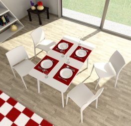 Стул пластиковый Siesta Contract Maya белый