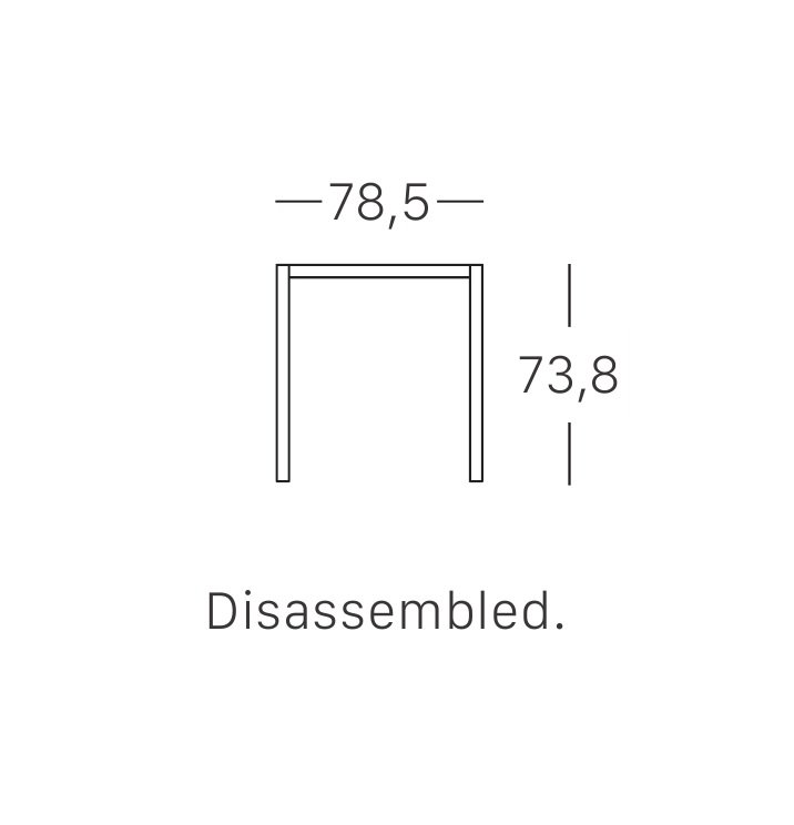 Подстолье металлическое Frame