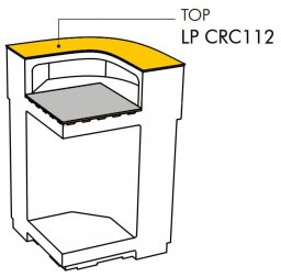 Столешница HPL на верх стойки Cordiale Corner Top