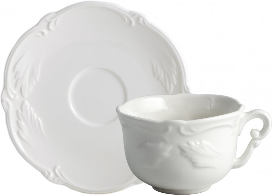 Чайные пары для завтрака на 2 персоны Rocaille Blanc