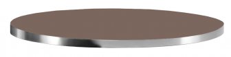 Столешница круглая Laminate Chromed Edge