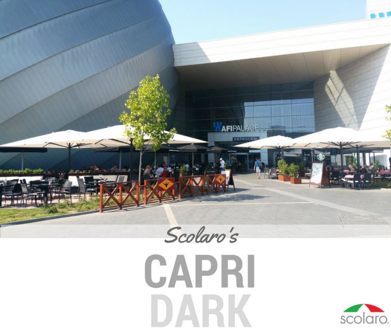 Зонт профессиональный телескопический 5х5 м Capri Dark