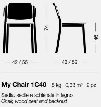 Стул деревянный My Chair