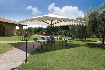 Зонт профессиональный телескопический 4х4 м Capri Dark