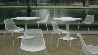Стол металлический Round