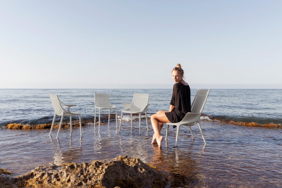 Стул пластиковый Vondom Ibiza Basic слоновая кость