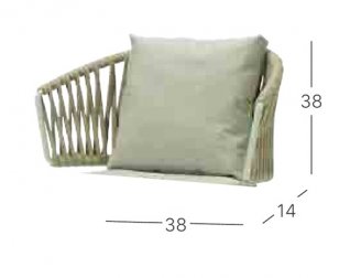 Подушка на спинку кресла Cushion
