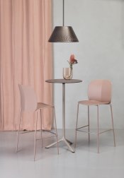 Стул пластиковый барный Scab Design Mentha Go Green карамельный