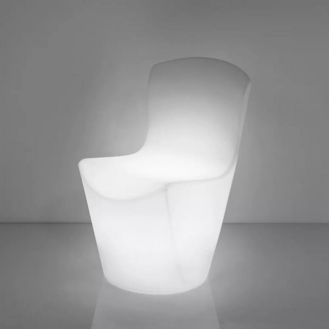 Стул пластиковый светящийся Zoe Lighting LED