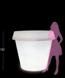 Кашпо пластиковое светящееся Big Gio Lighting