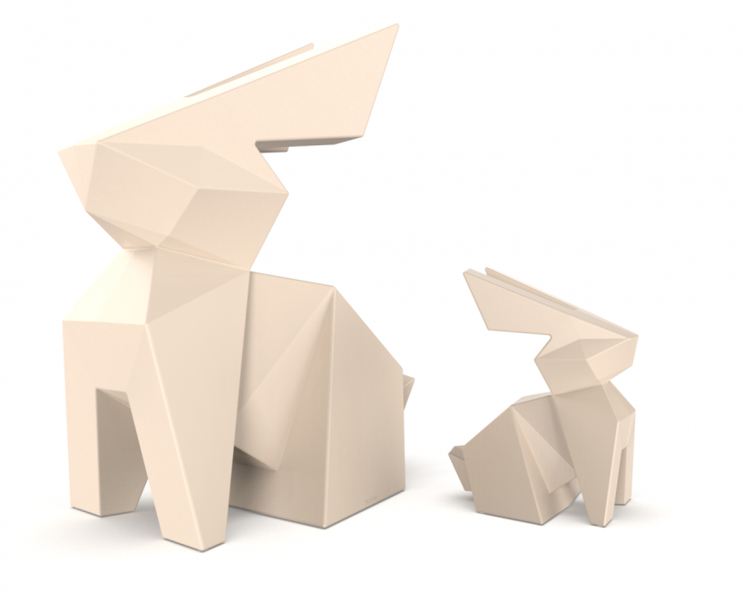 Фигура дизайнерская пластиковая Origami Kousagi Basic