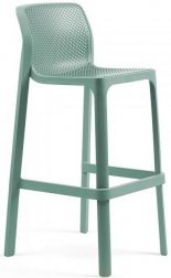 Стул пластиковый барный Nardi Net Stool ментоловый