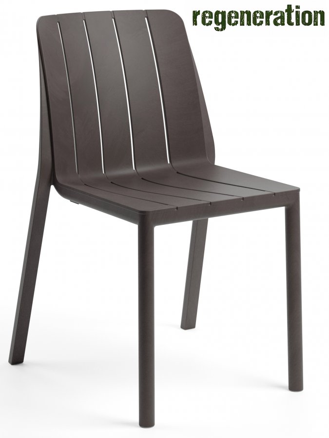 Стул пластиковый Nardi Tiberina Bistrot терра
