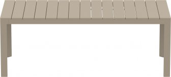 Стол пластиковый раздвижной Atlantic Table 210/280