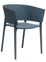 Кресло пластиковое Vondom Africa Basic океанический