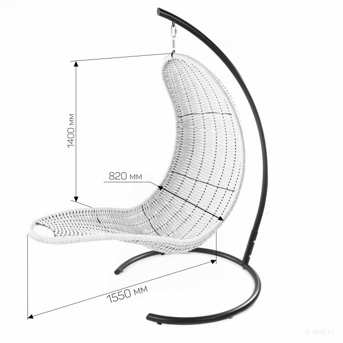 Кресло плетеное подвесное Chaise Lounge