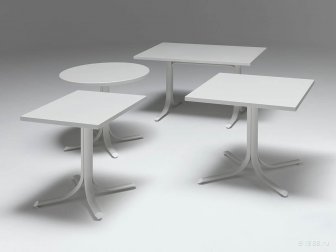 Стол обеденный металлический Table System