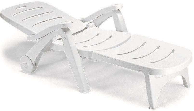 Шезлонг пластиковый Stella Di Mare Folding