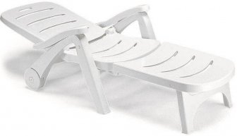 Шезлонг пластиковый Stella Di Mare Folding