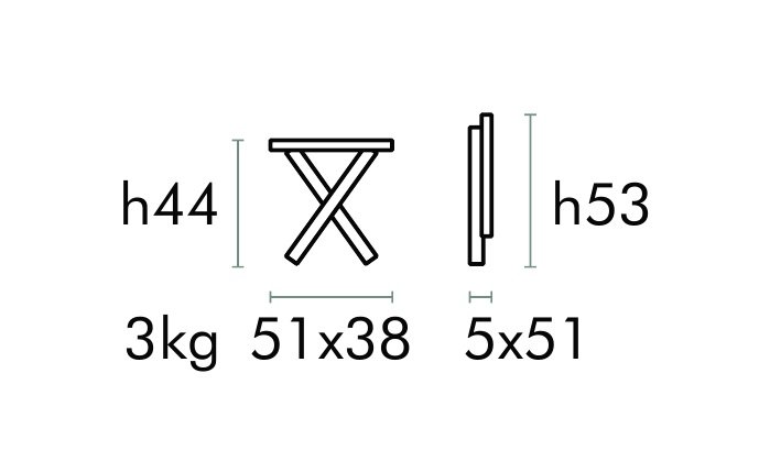 Столик металлический складной кофейный Small Table