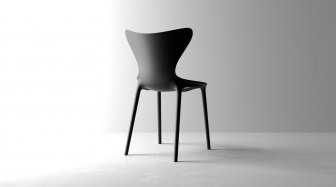 Стул пластиковый Vondom Love Basic черный