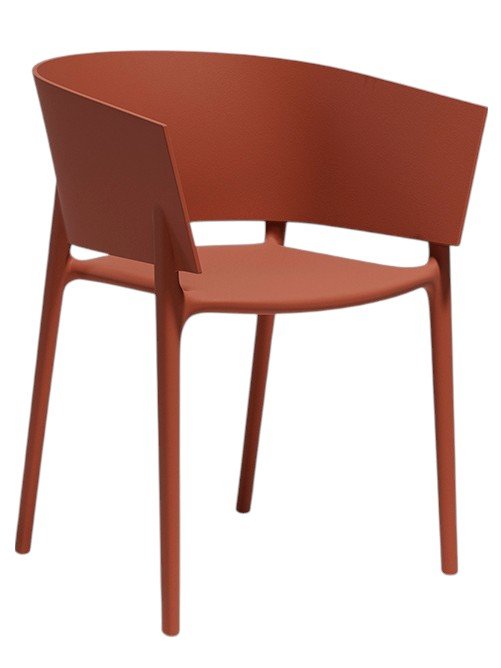 Кресло пластиковое Vondom Africa Basic глиняный