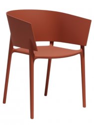 Кресло пластиковое Vondom Africa Basic глиняный