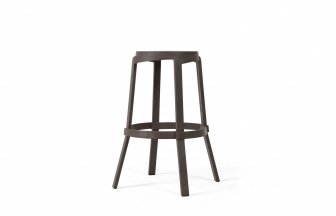 Табурет пластиковый барный Nardi Stack Maxi терра
