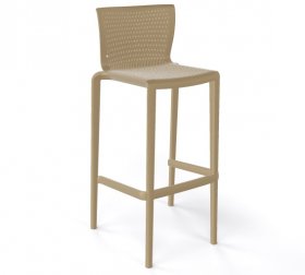 Стул пластиковый барный Gaber Spyker Stool тортора