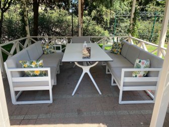 Стол пластиковый Air Table 140, белый, 1400х800х740 мм