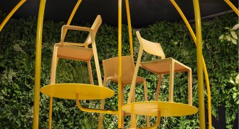 Кресло пластиковое Nardi Trill Armchair горчичный