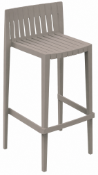 Стул пластиковый барный Vondom Spritz Basic тортора