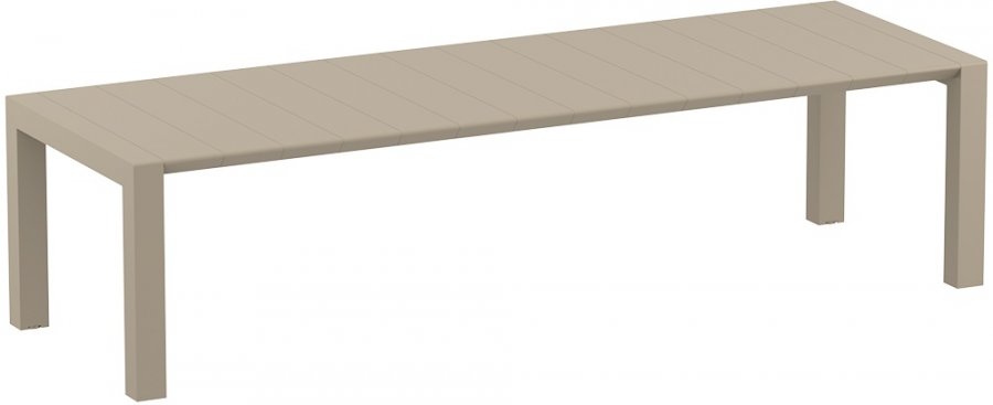 Стол пластиковый раздвижной Vegas Table XL, бежевый, 2600-3000х1000х750 мм
