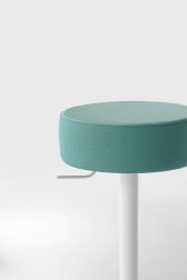 Табурет барный с обивкой Kastel Kat хром