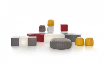 Пуф пластиковый мягкий Soft Cubo Standard
