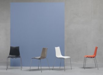 Стул пластиковый Zebra Technopolymer 4 Legs