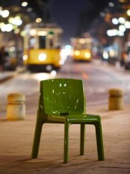 Стул пластиковый SLIDE Q4 Pop зеленый