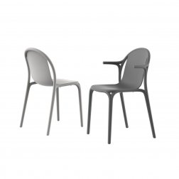Стул пластиковый Vondom Brooklyn Basic тортора