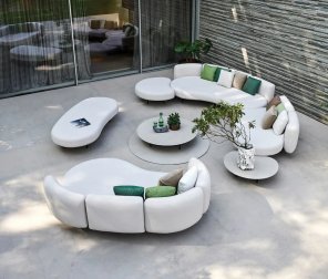Диван дизайнерский с подушками Organix Lounge