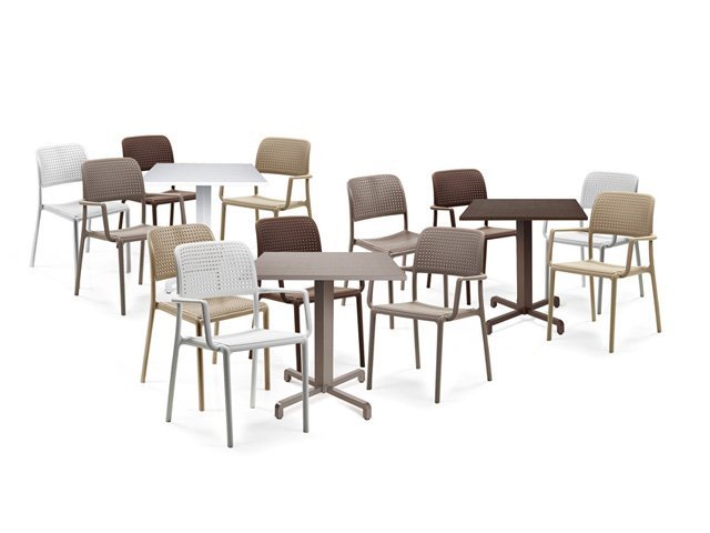 Стул пластиковый Nardi Bora Bistrot красный